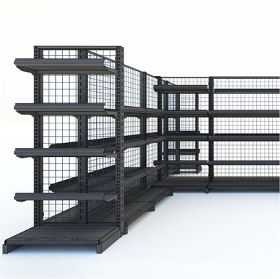 Schwerlast-Supermarktregalsystem 500 kg Tragkraft Modularer Aufbau